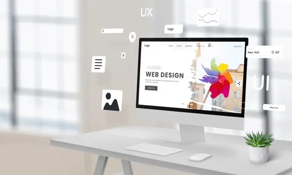Modern responsive website layout